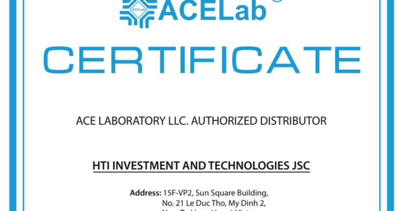 ACE Lab certificate