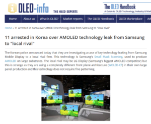 Báo chí Hàn Quốc đưa tin về vụ rò rỉ công nghệ nghiêm trọng tại Samsung