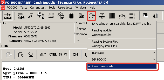 PC-3000 và phân tích pháp y số 10