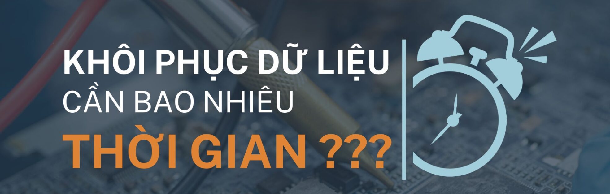 thời gian khôi phục dữ liệu